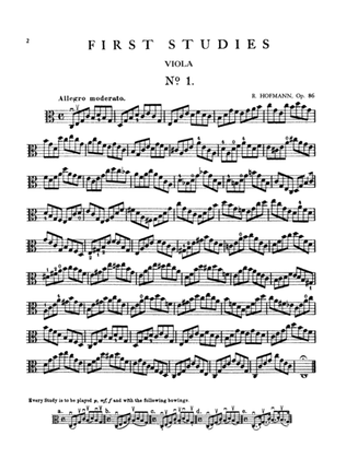 Hofmann: First Studies, Op. 86