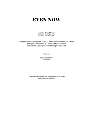 Book cover for Even Now