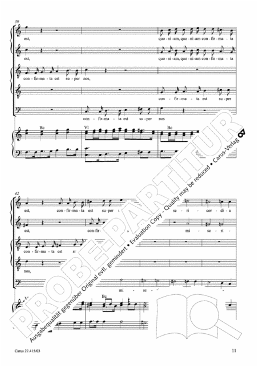 Laudate Dominum Primo 4-Part scores gallery preview page 12