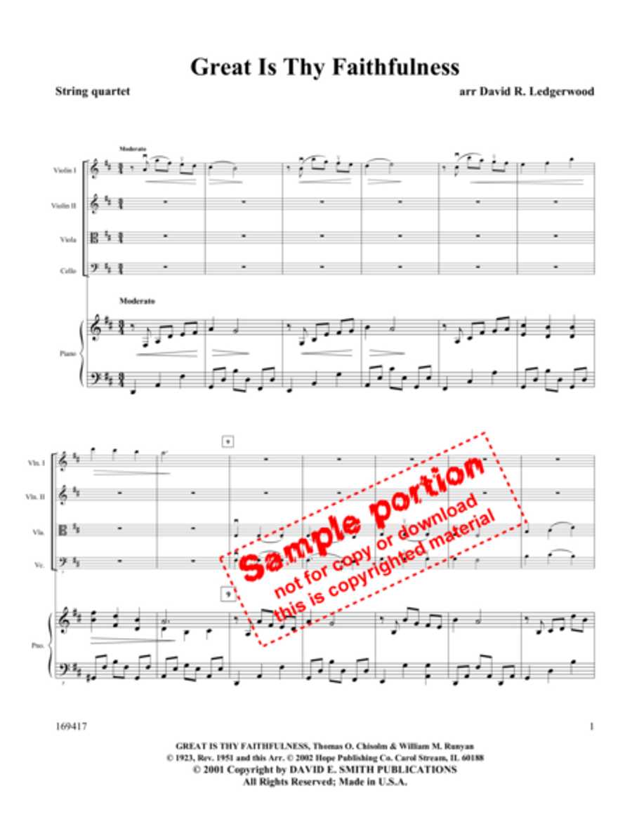 Great Is Thy Faithfulness Sacred scores gallery preview page 2