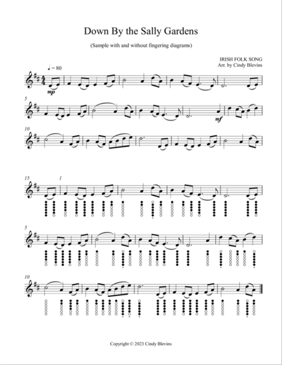 Sally gardens best sale tin whistle