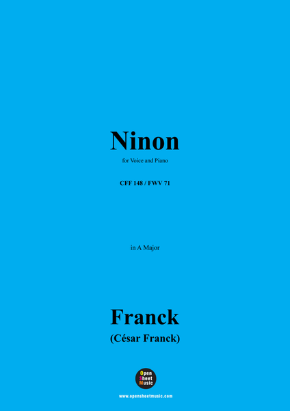 C. Franck-Ninon,in A Major