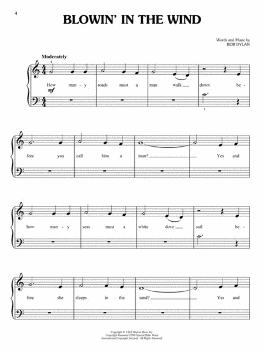 Sequential Pop Piano Songs Easy Piano scores gallery preview page 4