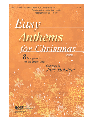 Book cover for Easy Anthems for Christmas