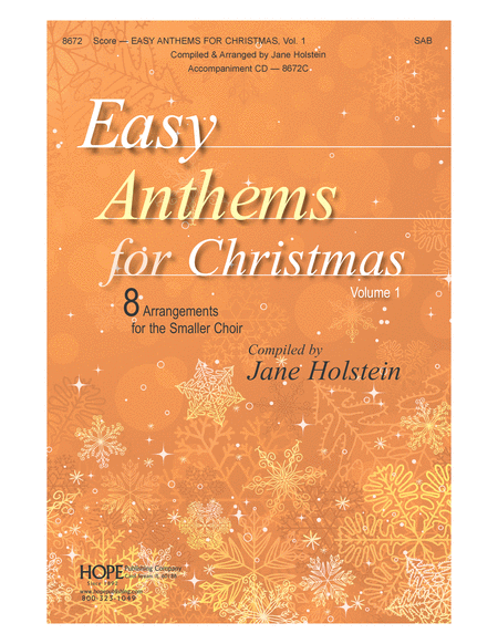 Easy Anthems for Christmas