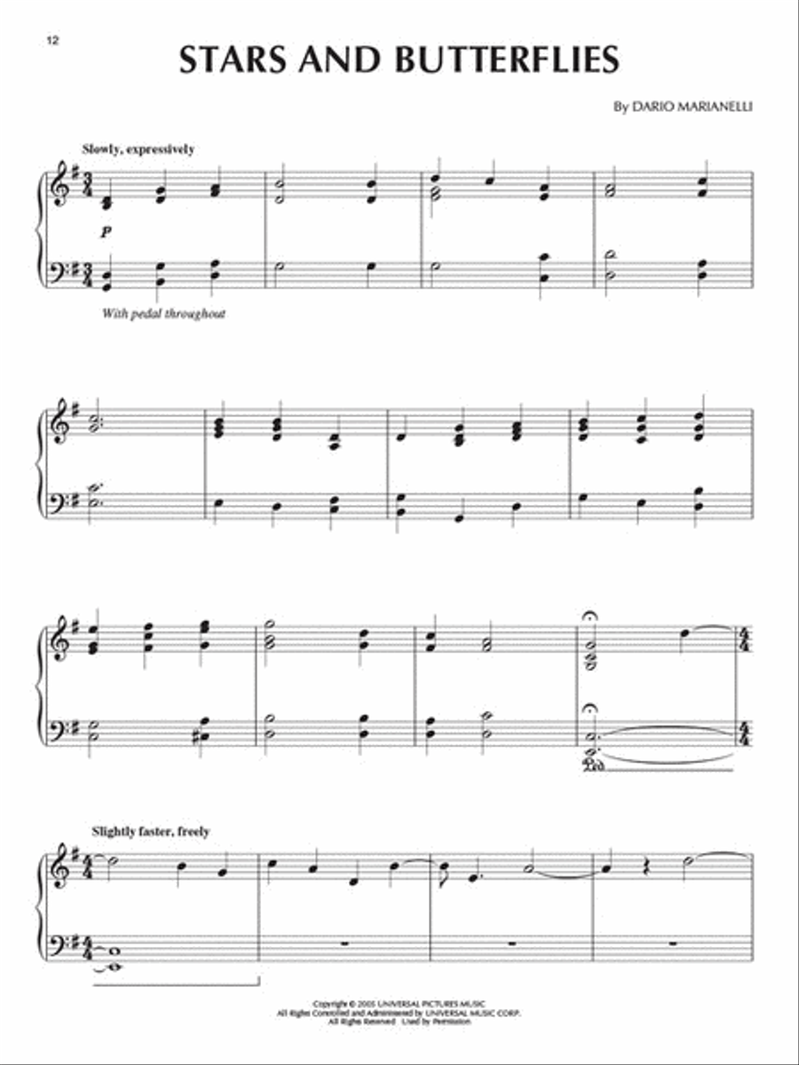 Pride & Prejudice Piano Solo scores gallery preview page 5