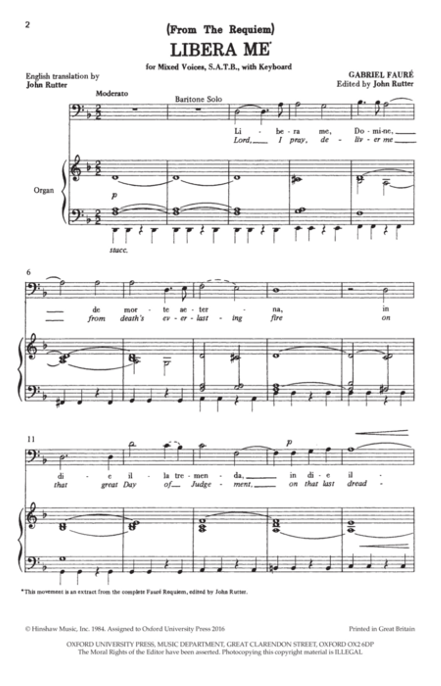 Libera me 4-Part scores gallery preview page 2