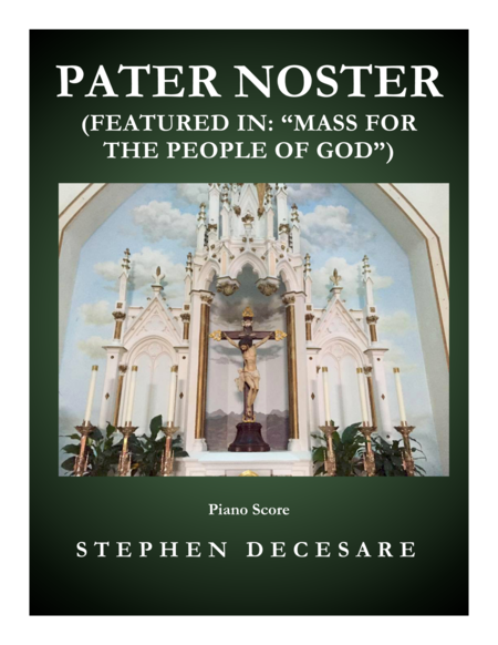 Pater Noster (from "Mass for the People of God" - Piano Score) image number null