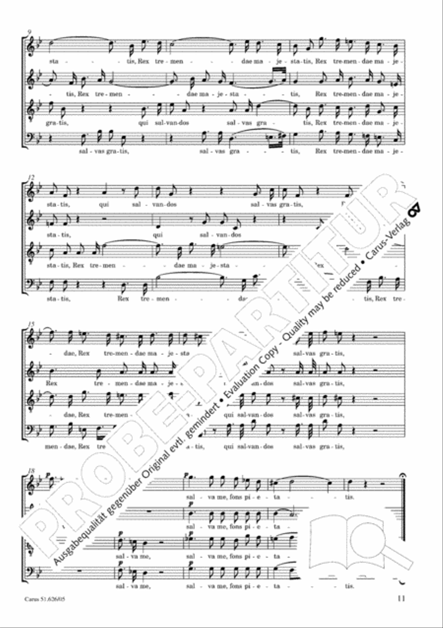 Requiem 4-Part scores gallery preview page 12