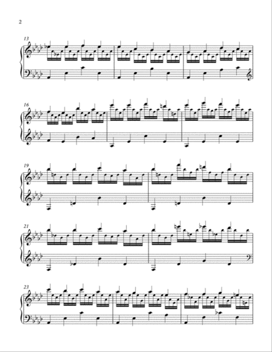 Prelude No. 2 Piano Solo scores gallery preview page 3