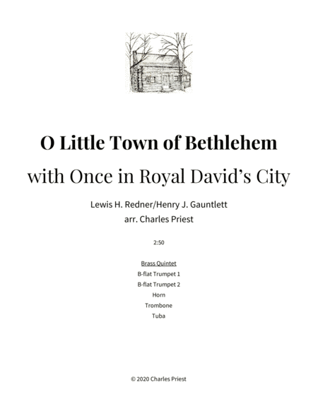 O Little Town of Bethlehem (with Once in Royal David's City) image number null