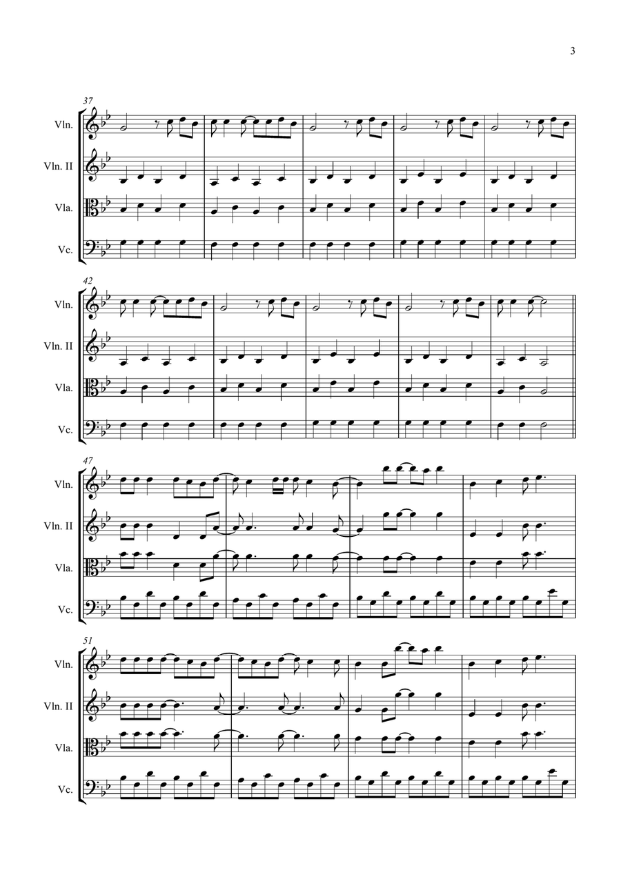 The Call String Quartet scores gallery preview page 3