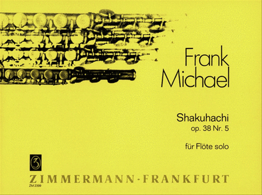 Shakuhachi Op. 38/5 Flute scores gallery preview page 1