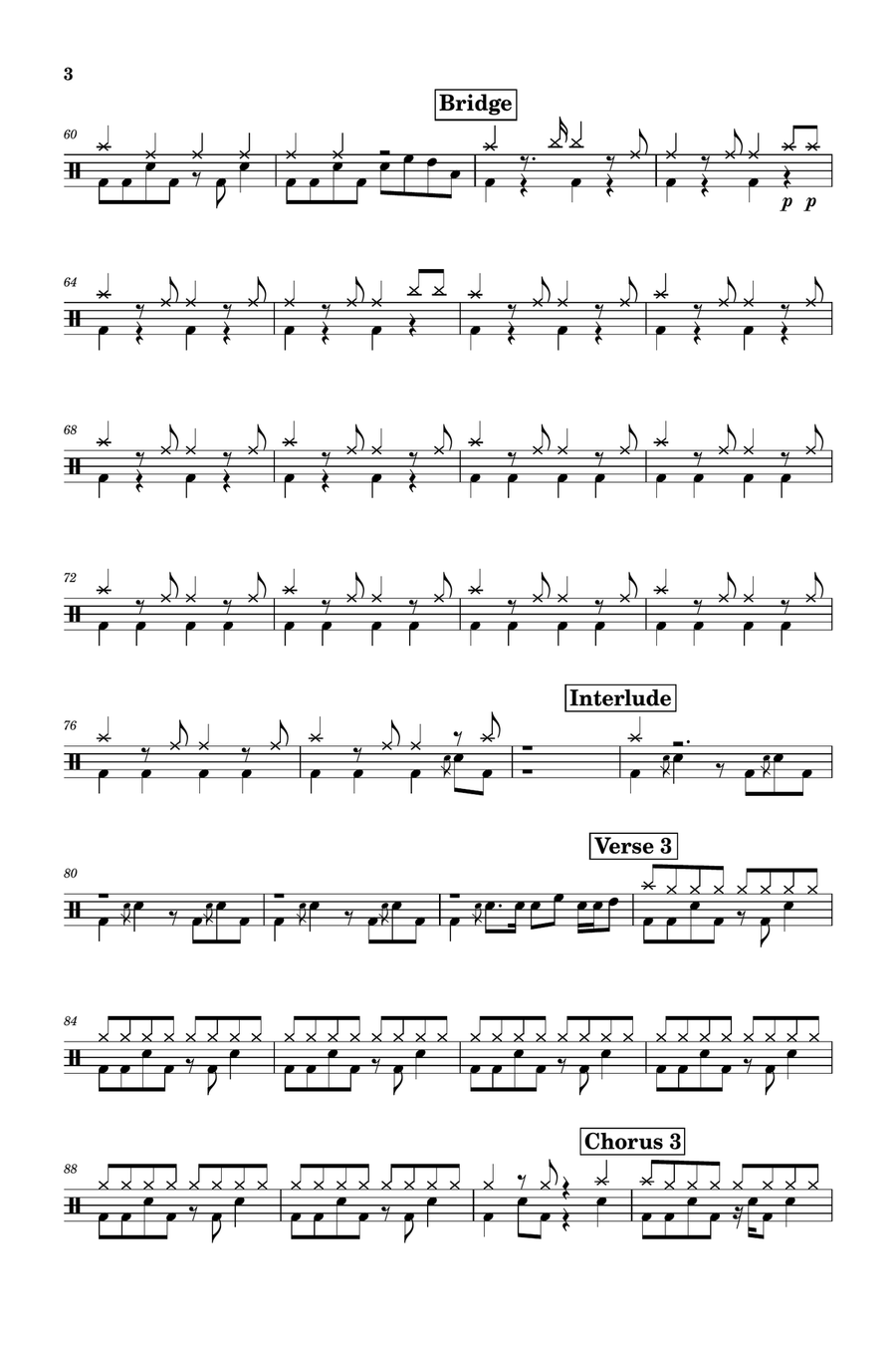 Unsung Drum Set scores gallery preview page 3