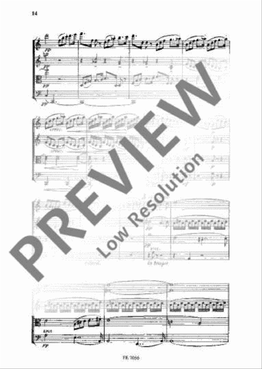 String Quartet C major String Quartet C major String Quartet scores gallery preview page 17
