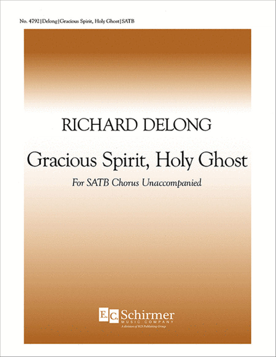 Gracious Spirit, Holy Ghost 4-Part scores gallery preview page 1