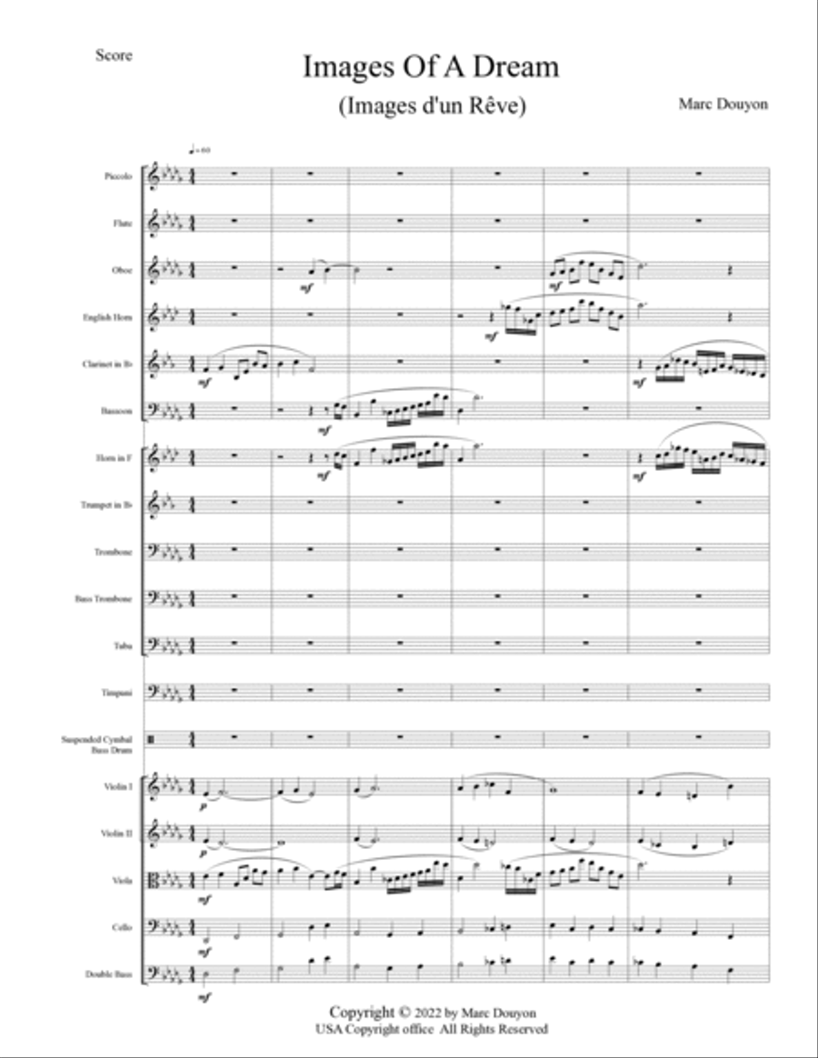 Images Of A Dream Full Orchestra scores gallery preview page 4