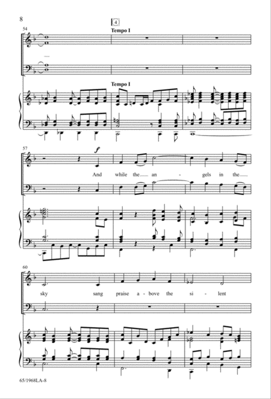 The Word Made Flesh 4-Part scores gallery preview page 10