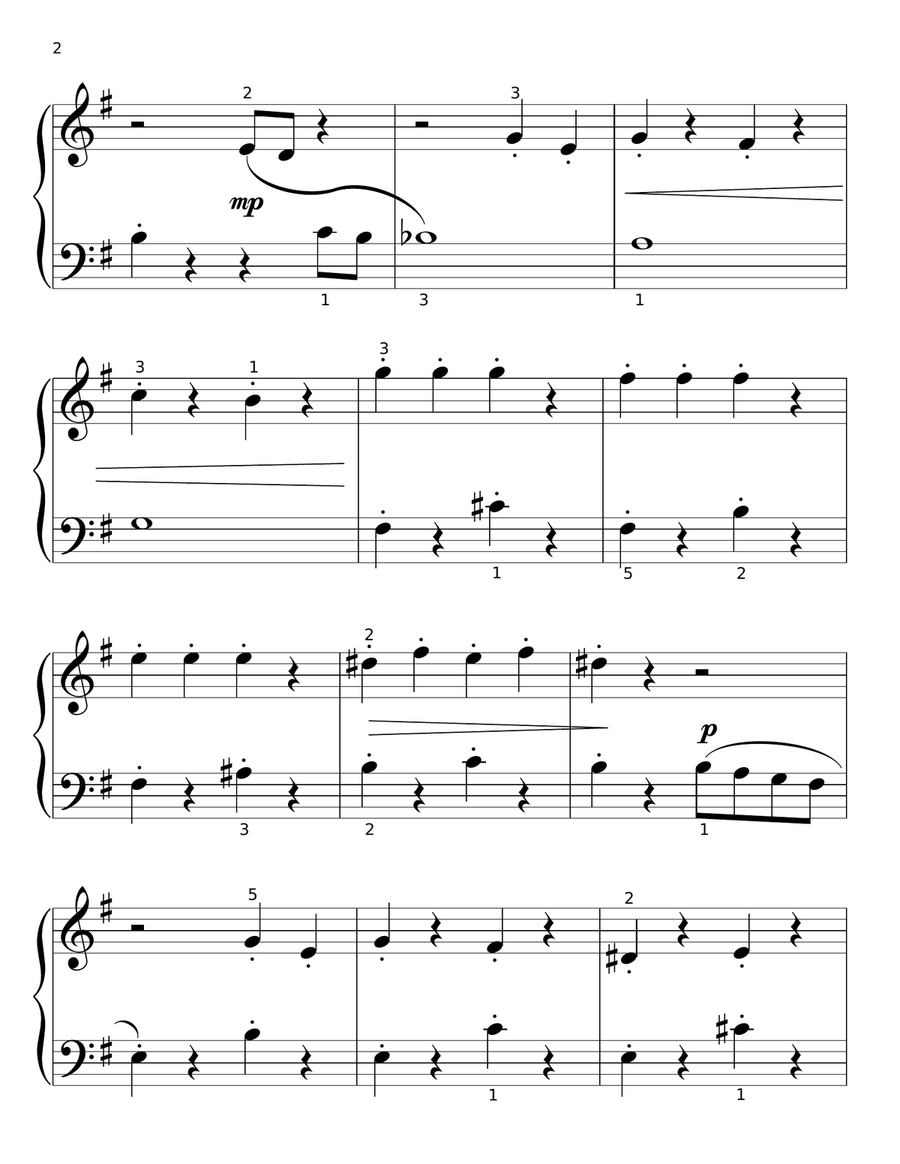 Dance Of The Sugar Plum Fairy (from The Nutcracker) (arr. Phillip Keveren) Easy Piano scores gallery preview page 2