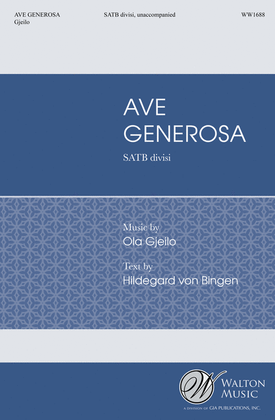 Book cover for Ave Generosa (SATB)