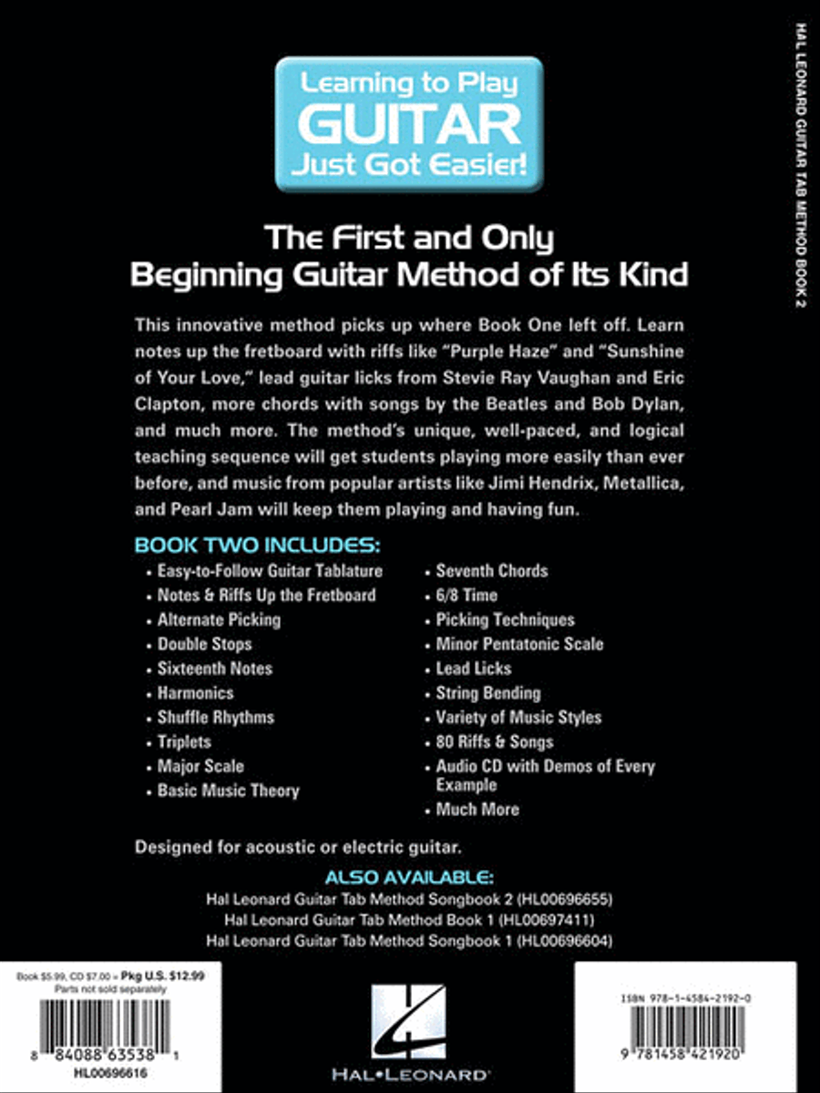 Hal Leonard Guitar Tab Method – Book 2 Guitar Tablature scores gallery preview page 2