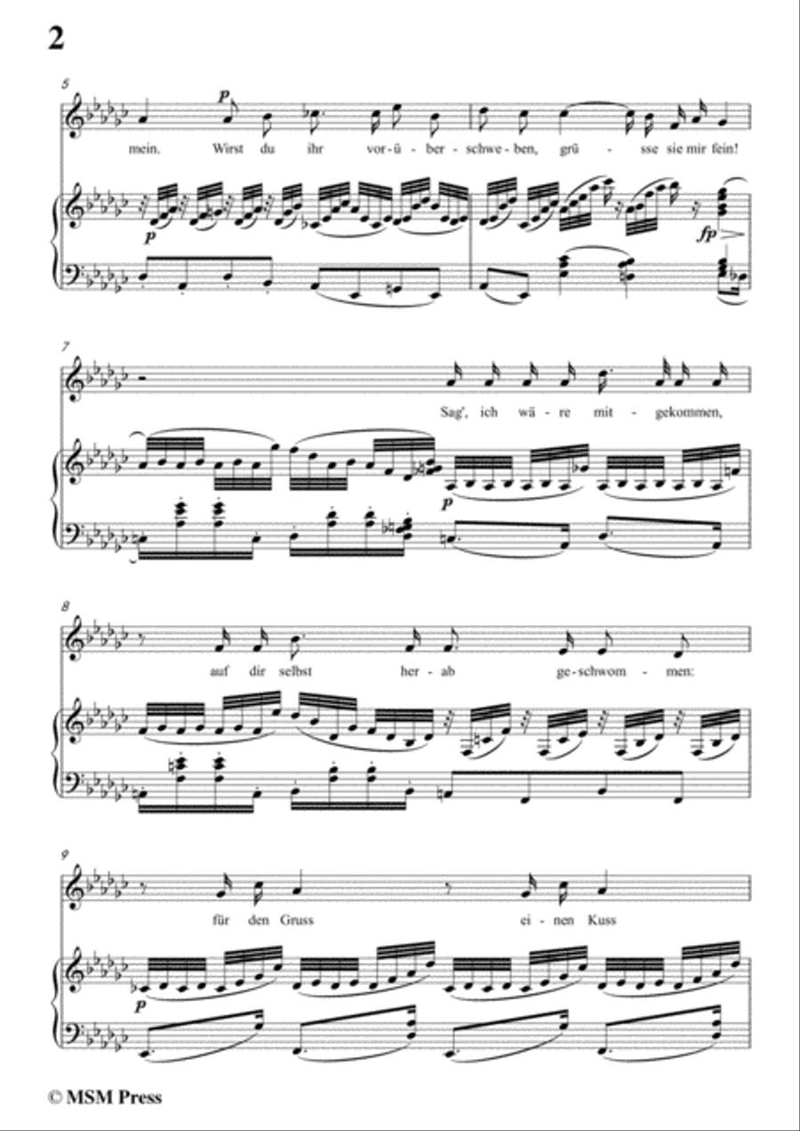 Schumann-Aufträge,in G flat Major,Op.77,No.5,for Voice and Piano Voice Solo scores gallery preview page 4
