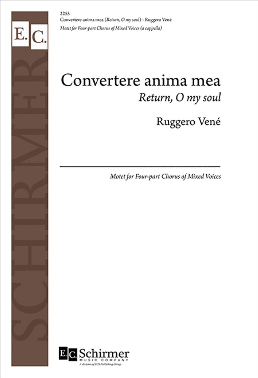 Convertere anima mea (Return, O My Soul) 4-Part scores gallery preview page 1