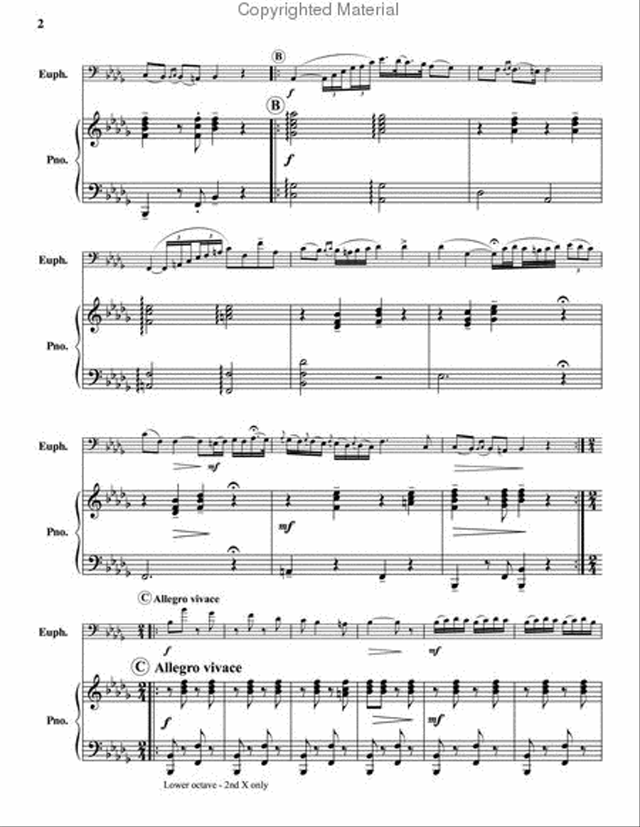 Czardas Czardas Euphonium scores gallery preview page 3