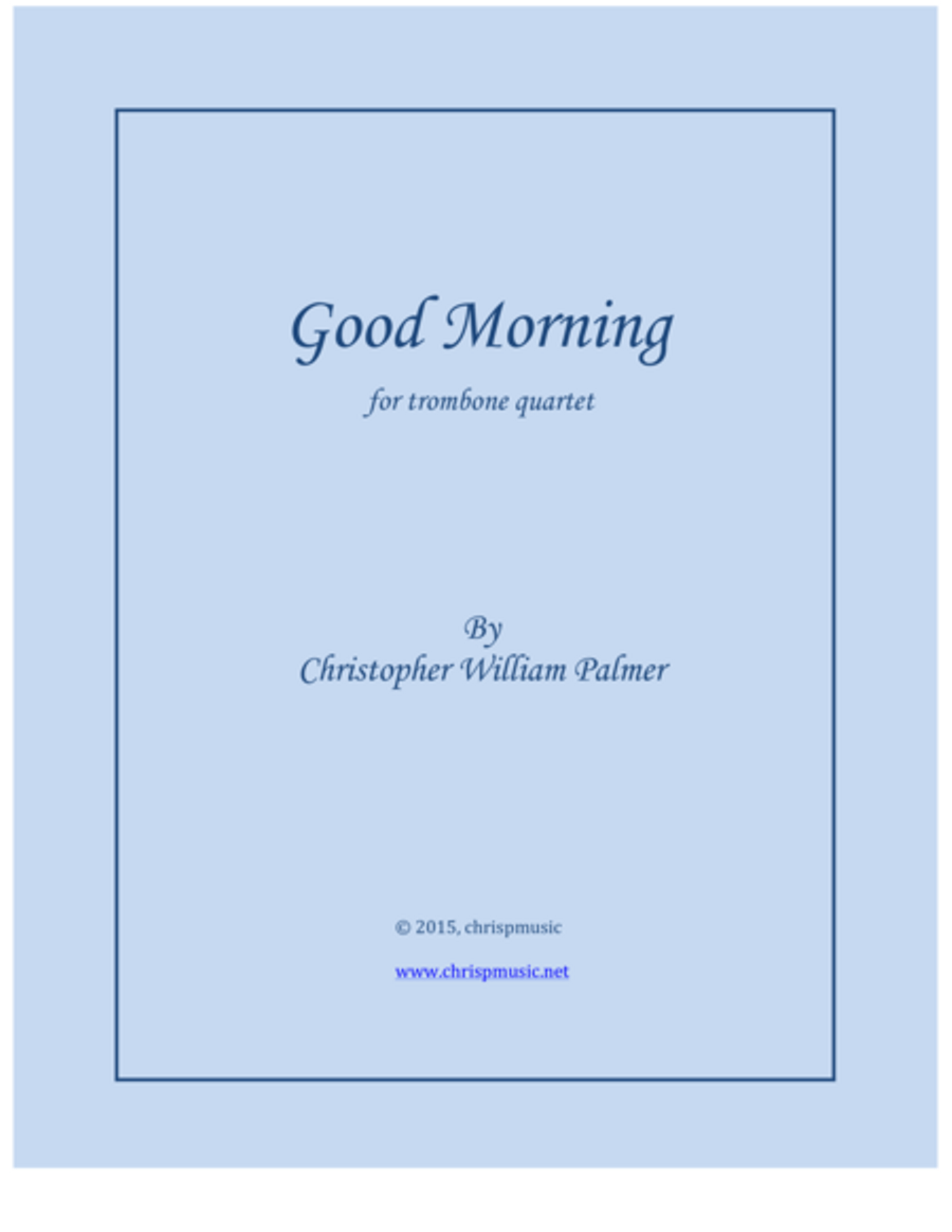 Good Morning Good Morning Brass Ensemble scores gallery preview page 1