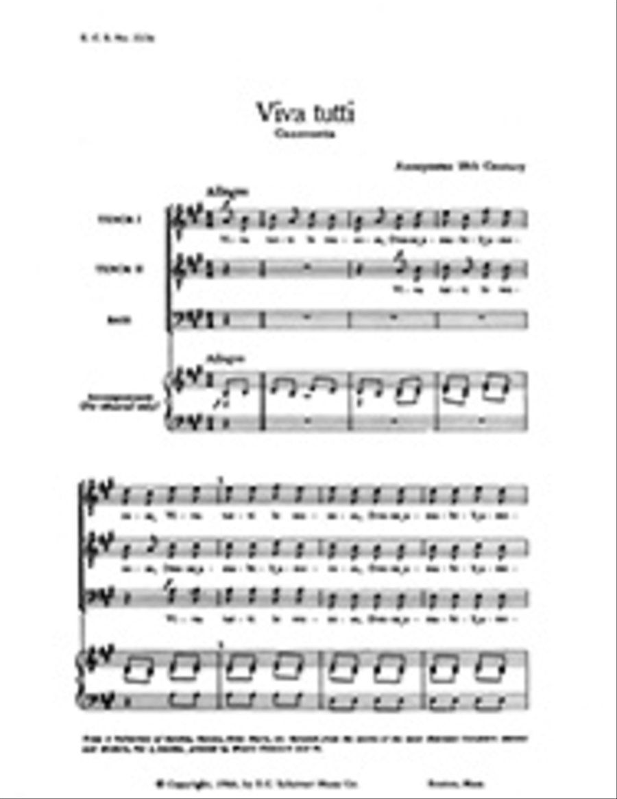 Viva Tutti TTB scores gallery preview page 1