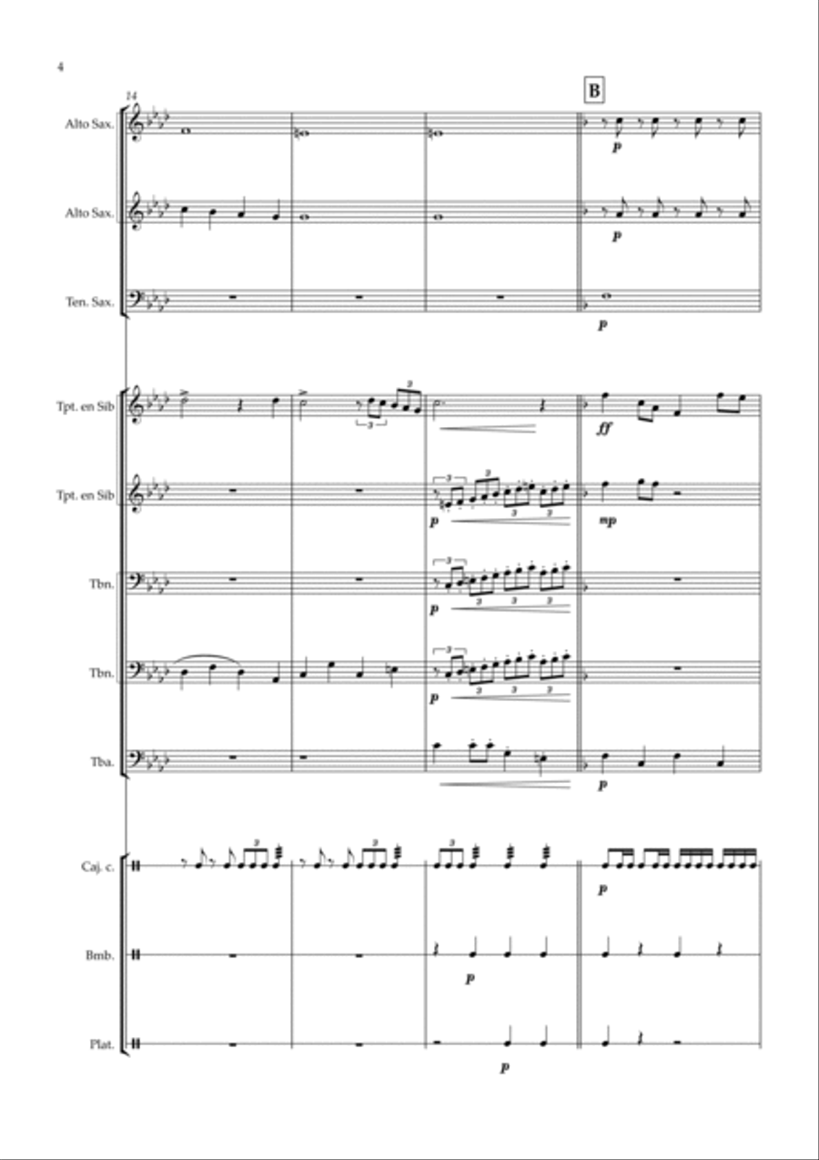 La carbonerilla Marching Band scores gallery preview page 4