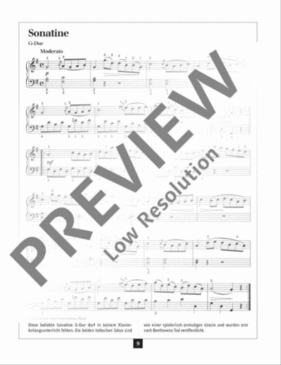 Ein Streifzug durch Leben und Werk Piano Solo scores gallery preview page 10