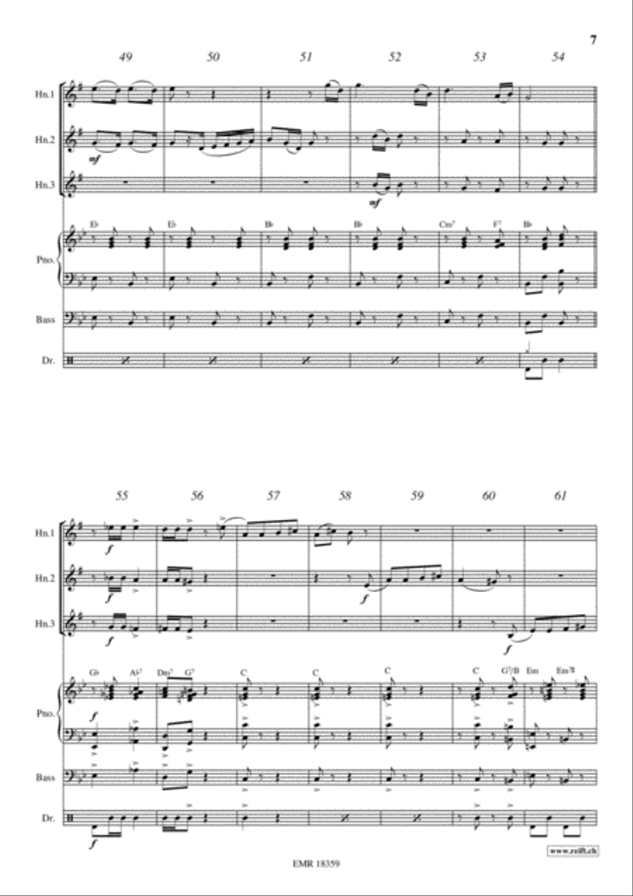 Yankee Doodle Horn scores gallery preview page 7