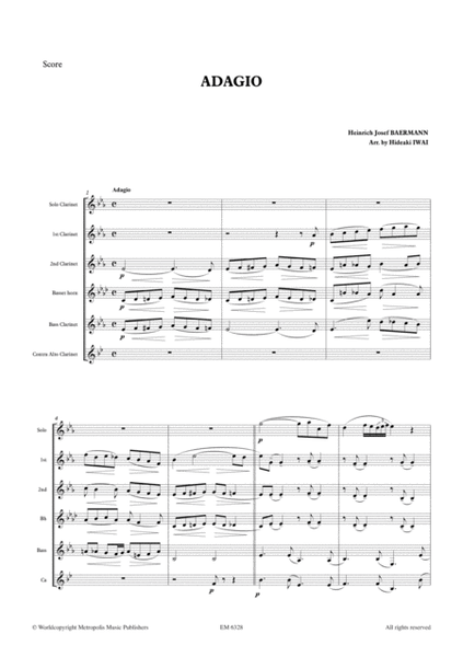 Adagio for Clarinet Choir