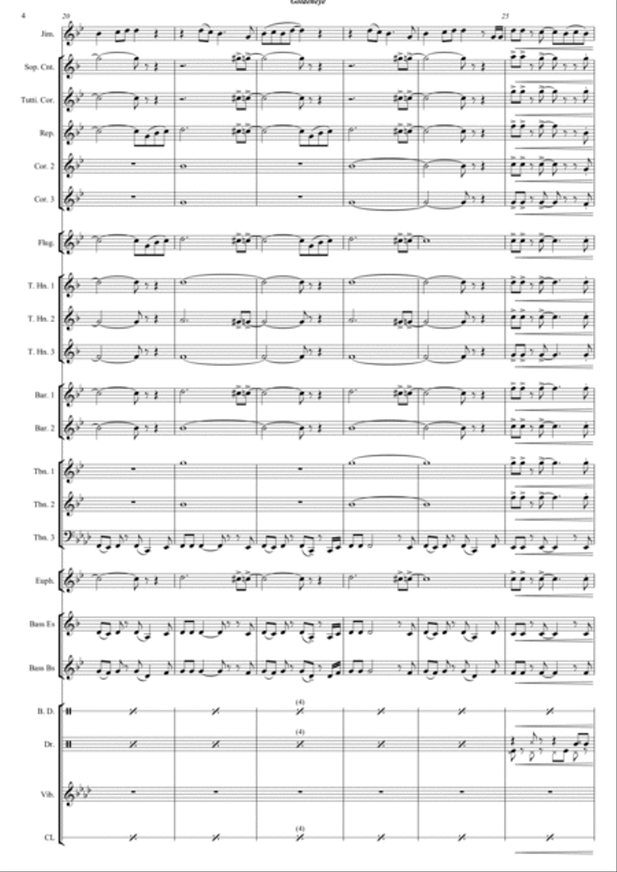 Goldeneye Brass Band scores gallery preview page 4