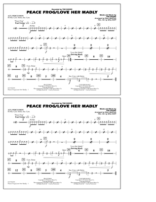 Peace Frog/Love Her Madly (arr. Paul Murtha) - Aux Percussion