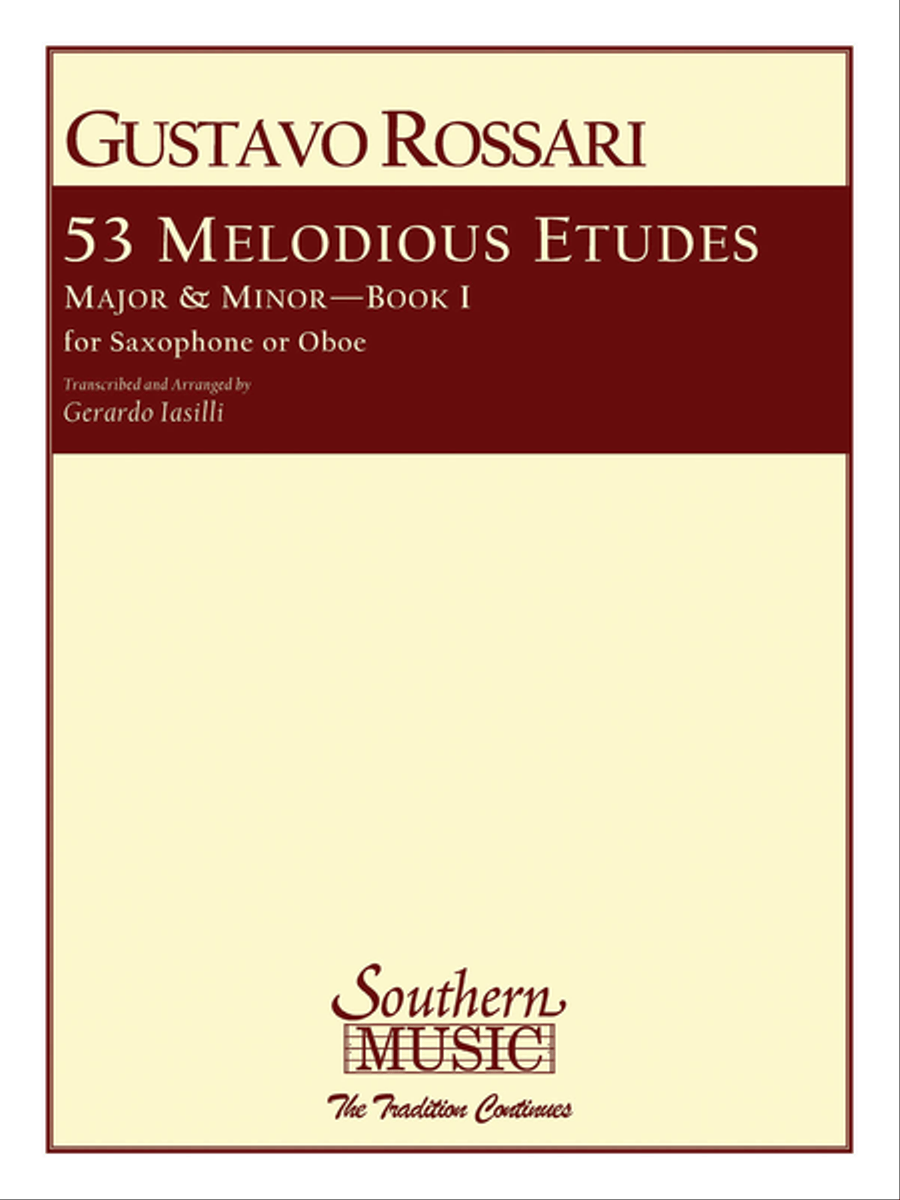 53 Melodious Etudes, Book 1 Saxophone scores gallery preview page 1