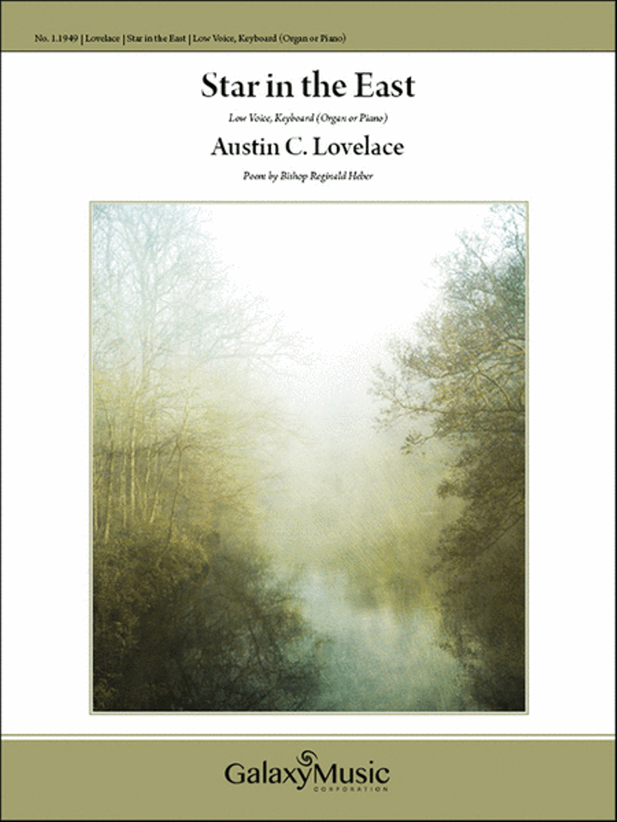 Star in the East by Austin C. Lovelace Low Voice - Sheet Music