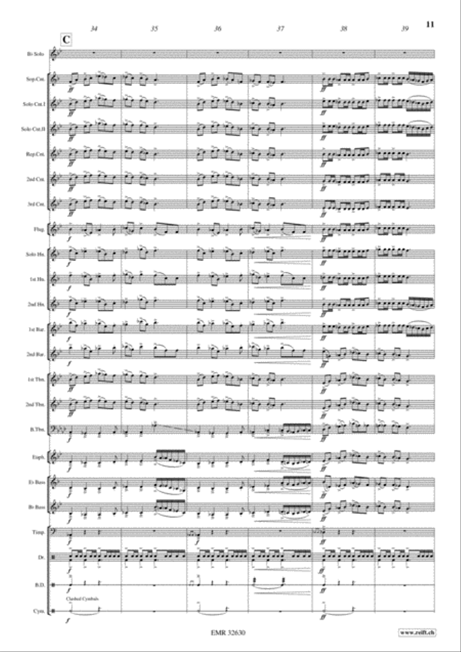 Bulgarian Festival Brass Band scores gallery preview page 12