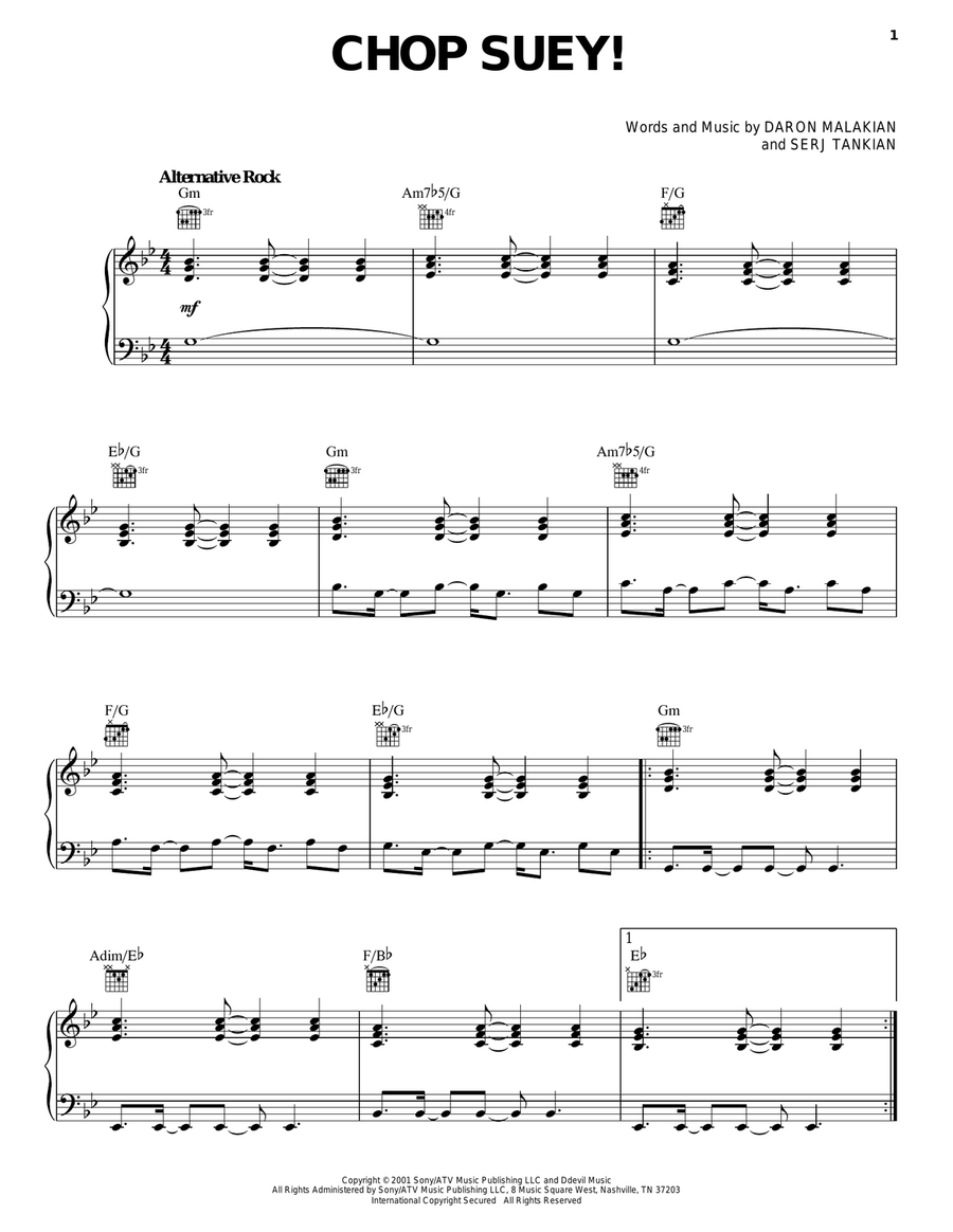 Chop suey ukulele hotsell chords
