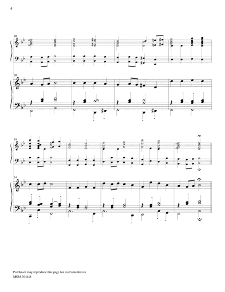 BEECHER from Let Praises Ring, V3 5-Octaves scores gallery preview page 2