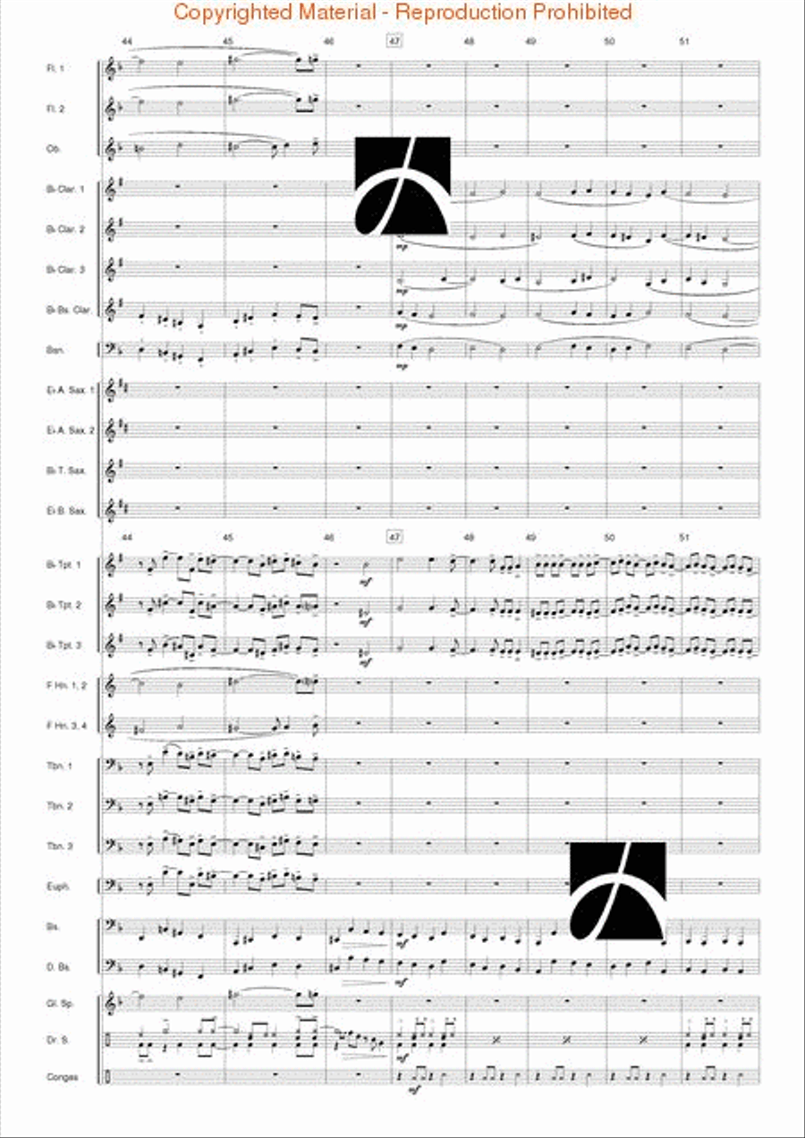 Pilgrims' Swing Concert Band scores gallery preview page 7