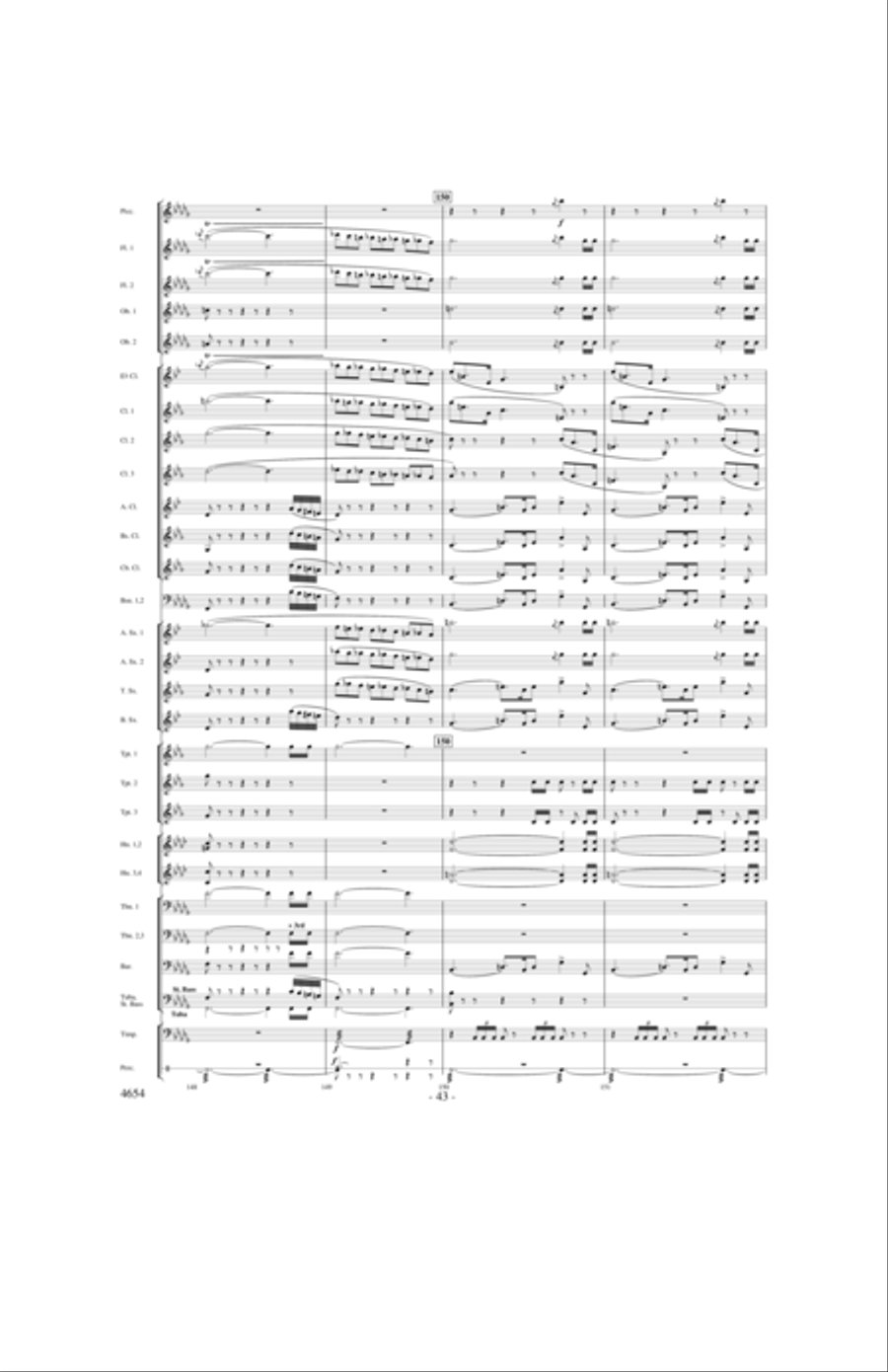 Ride of the Valkyries Ride of the Valkyries Concert Band scores gallery preview page 42