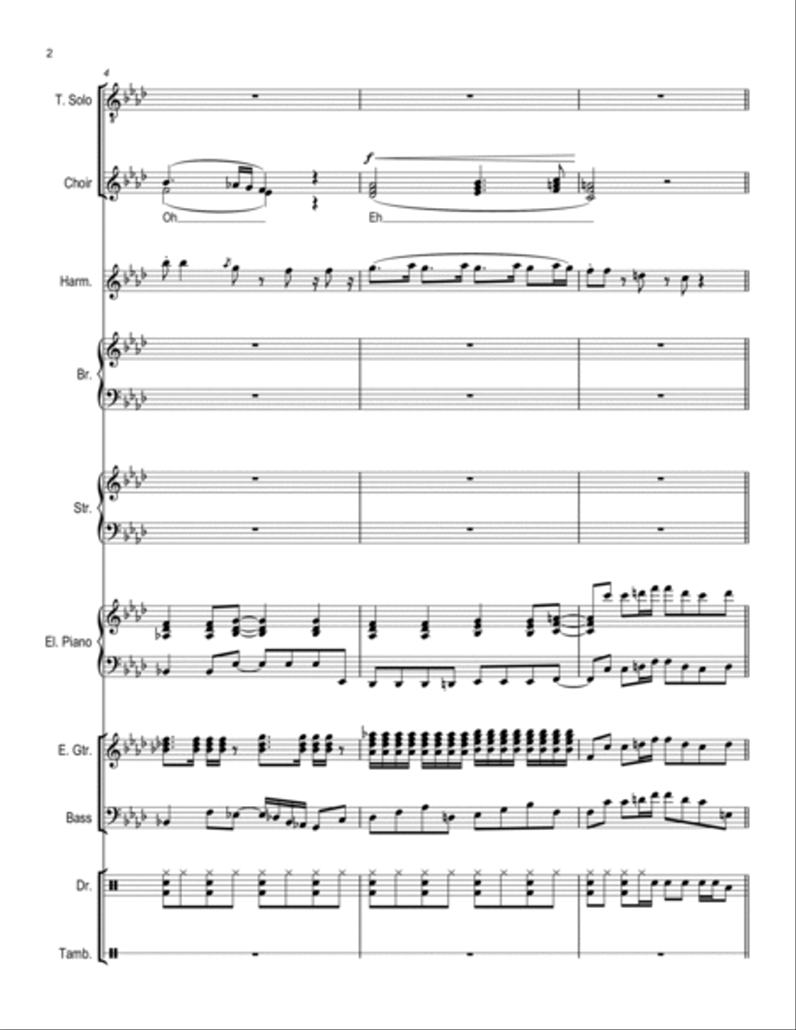 I Was Made To Love Her Choir scores gallery preview page 2