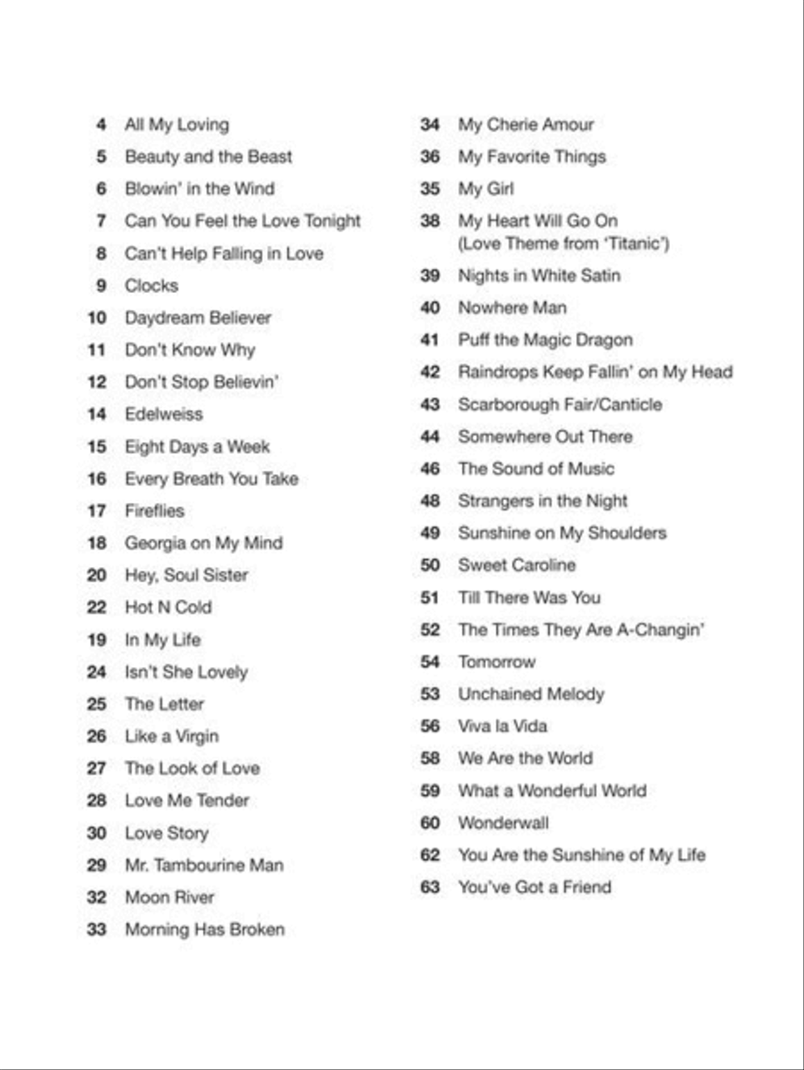 Easy Pop Melodies Easy Pop Melodies Viola Solo scores gallery preview page 3