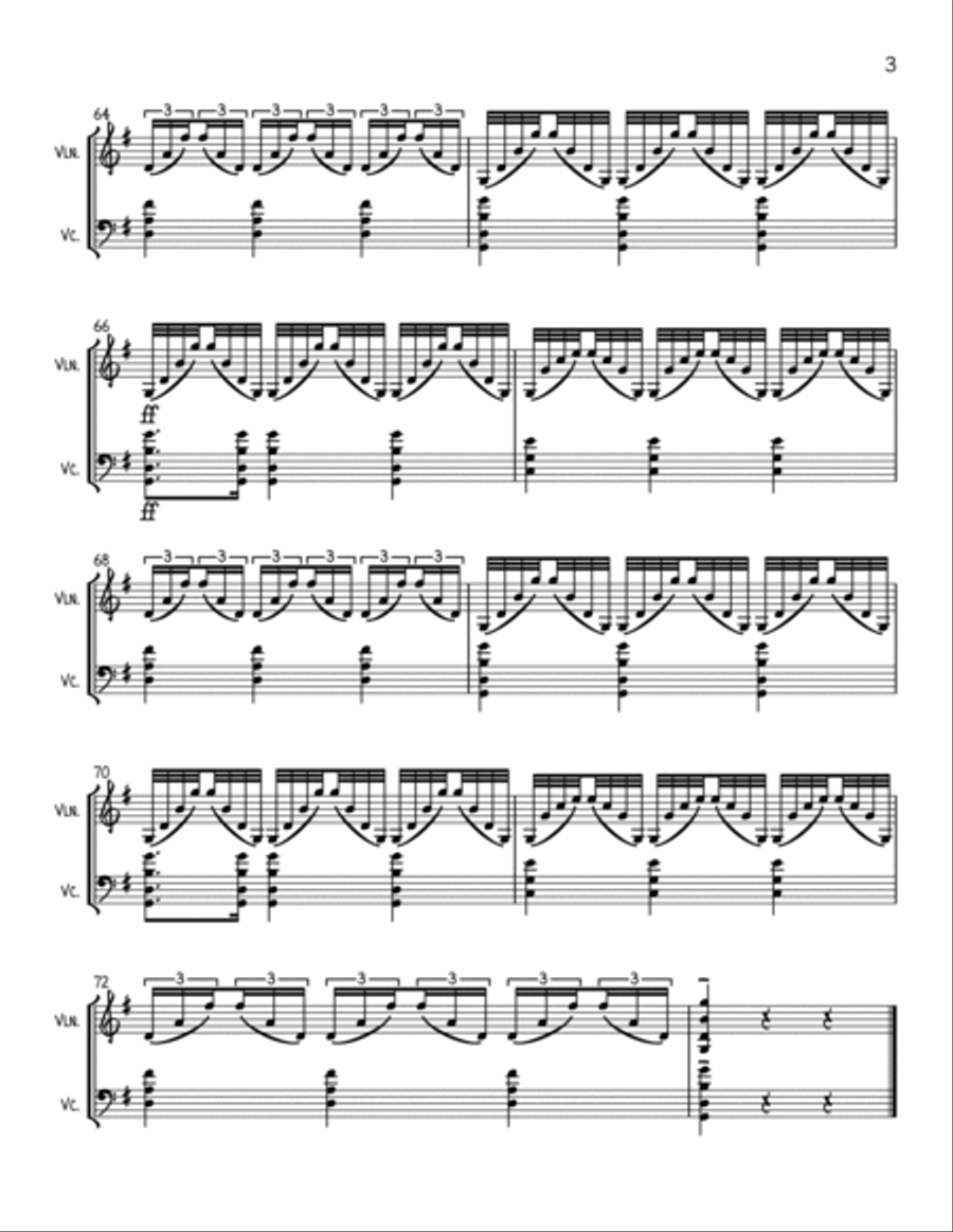 Boccherini Music from MASTER AND COMMANDER - String Duo (vln/vc) String Duet scores gallery preview page 3