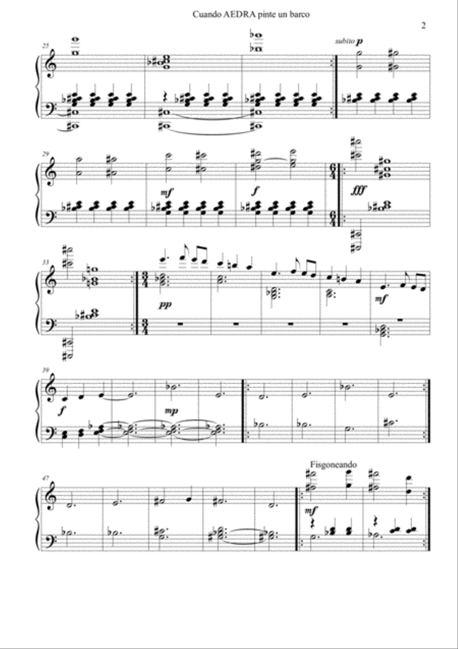 Partituras para Cuadros Alfredo Figueras Piano y Piano a 4 Manos image number null
