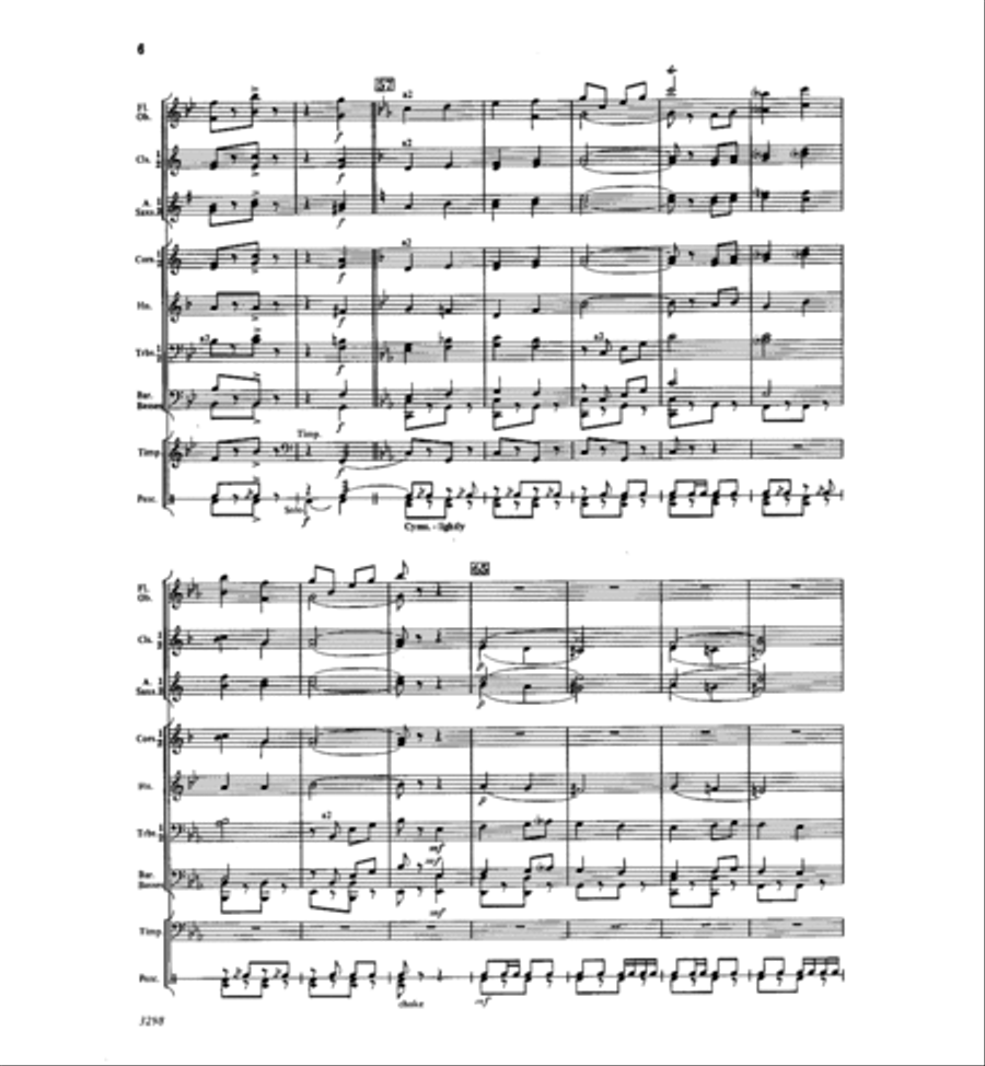 Command March Concert Band scores gallery preview page 6
