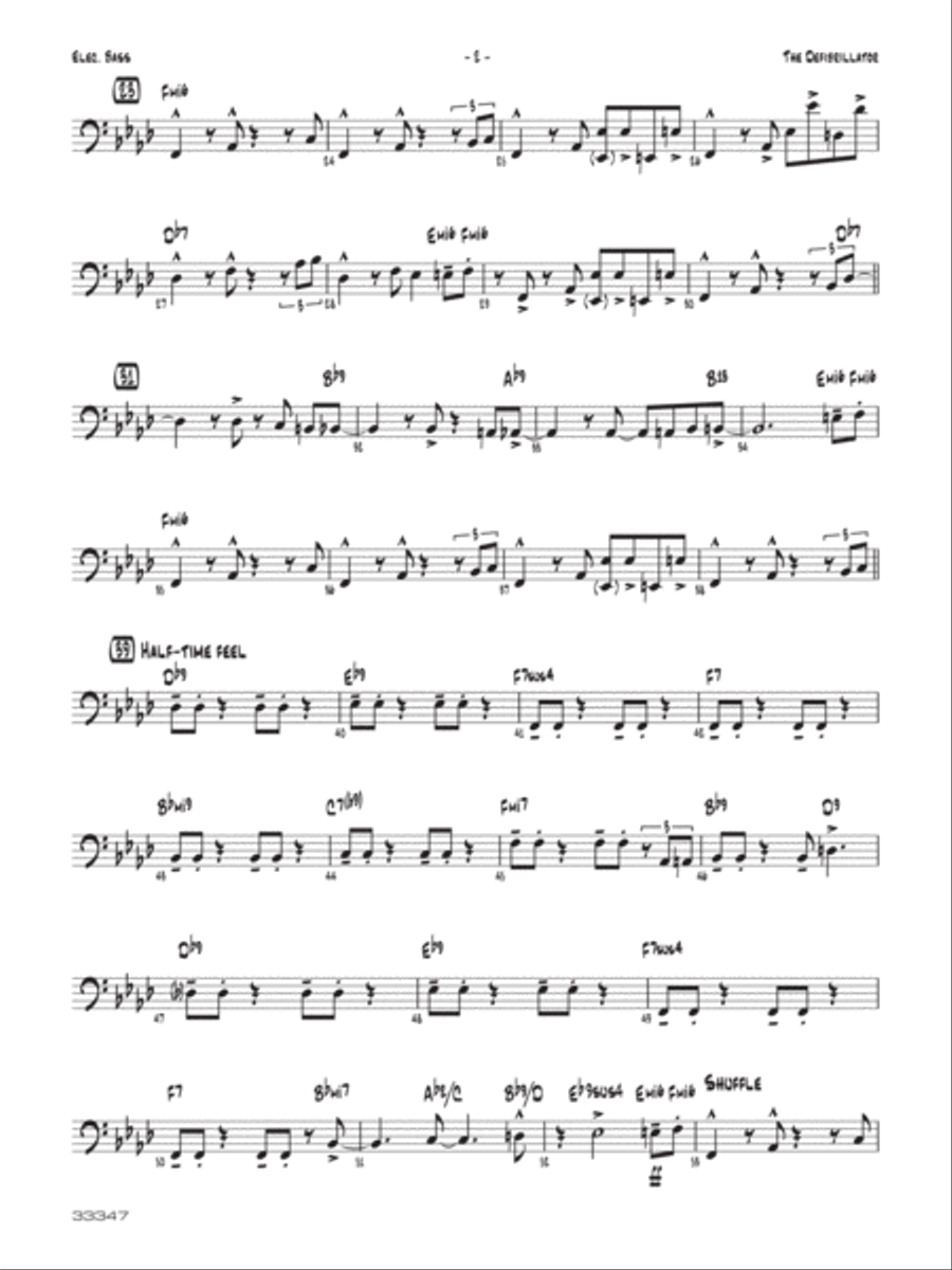 The Defibrillator: String Bass Jazz Ensemble scores gallery preview page 2