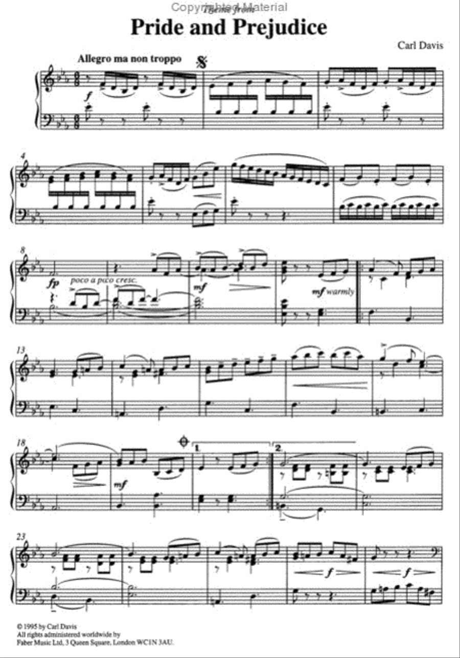 Pride And Prejudice Small Ensemble scores gallery preview page 2